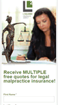 Mobile Screenshot of ezlawquote.com
